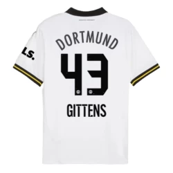 Camiseta Fútbol BVB Borussia Dortmund Gittens #43 2024-25 Primera Equipación Hombre