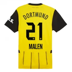 Camiseta Fútbol BVB Borussia Dortmund Malen #21 2024-25 Primera Equipación Hombre