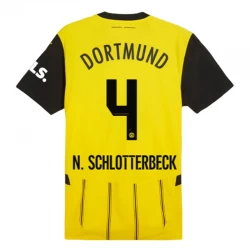 Camiseta Fútbol BVB Borussia Dortmund N. Schlotterbeck #4 2024-25 Primera Equipación Hombre