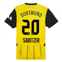 Camiseta Fútbol BVB Borussia Dortmund Sabitzer #20 2024-25 Primera Equipación Hombre