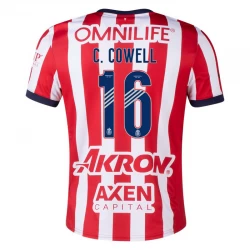 Camiseta Fútbol CD Guadalajara C. Cowell #16 2024-25 Primera Equipación Hombre