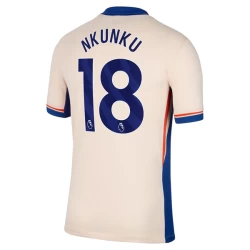 Camiseta Fútbol Chelsea FC 2024-25 Christopher Nkunku #18 Segunda Equipación Hombre