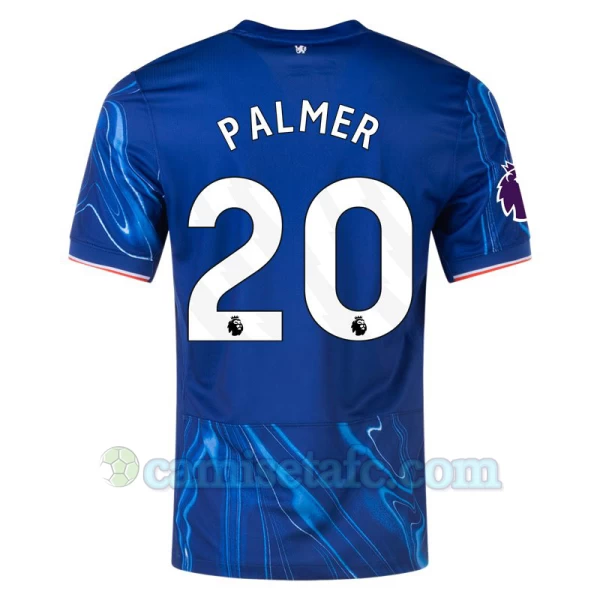 Camiseta Fútbol Chelsea FC Cole Palmer #20 2024-25 Primera Equipación Hombre