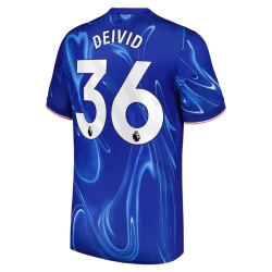 Camiseta Fútbol Chelsea FC Deivid #36 2024-25 Primera Equipación Hombre