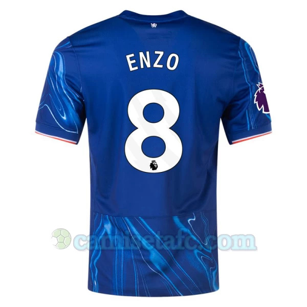 Camiseta Fútbol Chelsea FC Enzo Fernández #8 2024-25 Primera Equipación Hombre