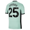Camiseta Fútbol Chelsea FC Moisés Caicedo #25 2023-24 Tercera Equipación Hombre