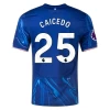 Camiseta Fútbol Chelsea FC Moisés Caicedo #25 2024-25 Primera Equipación Hombre