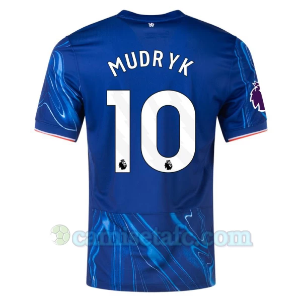 Camiseta Fútbol Chelsea FC Mykhailo Mudryk #10 2024-25 Primera Equipación Hombre