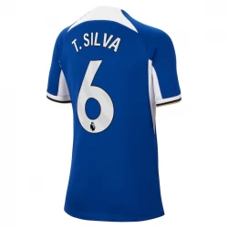 Camiseta Fútbol Chelsea FC Thiago Silva #6 2023-24 Primera Equipación Hombre