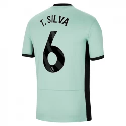 Camiseta Fútbol Chelsea FC Thiago Silva #6 2023-24 Tercera Equipación Hombre