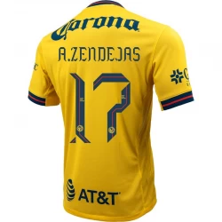 Camiseta Fútbol Club América A. Zendejas #17 2024-25 Primera Equipación Hombre