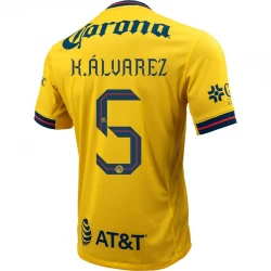 Camiseta Fútbol Club América K. Alvarez #5 2024-25 Primera Equipación Hombre