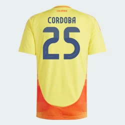 Camiseta Fútbol Colombia Cordoba #25 Copa America 2024 Primera Hombre Equipación