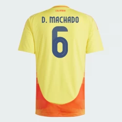 Camiseta Fútbol Colombia D. Machado #6 Copa America 2024 Primera Hombre Equipación