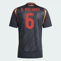 Camiseta Fútbol Colombia D. Machado #6 Copa America 2024 Segunda Hombre Equipación