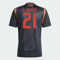 Camiseta Fútbol Colombia D. Munoz #21 Copa America 2024 Segunda Hombre Equipación
