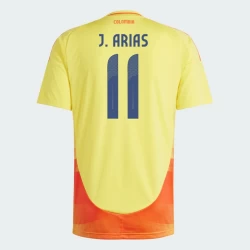 Camiseta Fútbol Colombia J. Arias #11 Copa America 2024 Primera Hombre Equipación