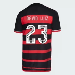 Camiseta Fútbol CR Flamengo David Luiz #23 2024-25 Primera Equipación Hombre