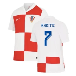 Camiseta Fútbol Croacia Ivan Rakitic #7 Eurocopa 2024 Primera Hombre Equipación