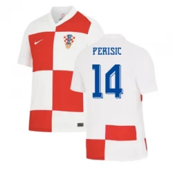 Camiseta Fútbol Croacia Perisic #14 Eurocopa 2024 Primera Hombre Equipación