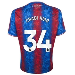 Camiseta Fútbol Crystal Palace Chadi Riad #34 2024-25 Primera Equipación Hombre