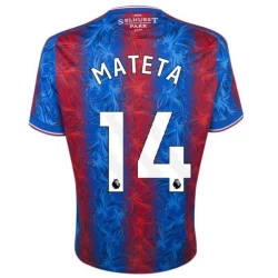 Camiseta Fútbol Crystal Palace Mateta #14 2024-25 Primera Equipación Hombre