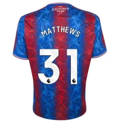 Camiseta Fútbol Crystal Palace Matthews #31 2024-25 Primera Equipación Hombre