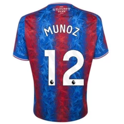 Camiseta Fútbol Crystal Palace Munoz #12 2024-25 Primera Equipación Hombre