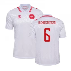 Camiseta Fútbol Dinamarca A.Christensen #6 Eurocopa 2024 Segunda Hombre Equipación