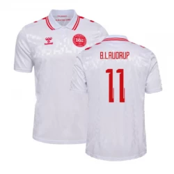 Camiseta Fútbol Dinamarca B.Laudrup #11 Eurocopa 2024 Segunda Hombre Equipación