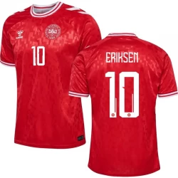 Camiseta Fútbol Dinamarca Christian Eriksen #10 Eurocopa 2024 Primera Hombre Equipación