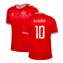 Camiseta Fútbol Dinamarca M.Laudrup #10 Eurocopa 2024 Primera Hombre Equipación