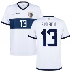 Camiseta Fútbol Ecuador E. Valencia #13 Copa America 2024 Segunda Hombre Equipación