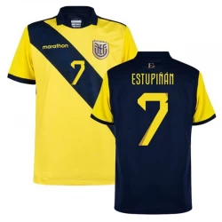 Camiseta Fútbol Ecuador Estupinan #7 Copa America 2024 Primera Hombre Equipación