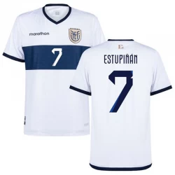 Camiseta Fútbol Ecuador Estupinan #7 Copa America 2024 Segunda Hombre Equipación