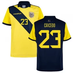 Camiseta Fútbol Ecuador Moisés Caicedo #23 Copa America 2024 Primera Hombre Equipación