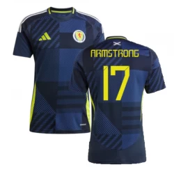 Camiseta Fútbol Escocia Armstrong #17 Eurocopa 2024 Primera Hombre Equipación