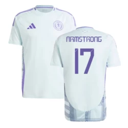 Camiseta Fútbol Escocia Armstrong #17 Eurocopa 2024 Segunda Hombre Equipación