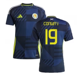 Camiseta Fútbol Escocia Conway #19 Eurocopa 2024 Primera Hombre Equipación