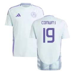 Camiseta Fútbol Escocia Conway #19 Eurocopa 2024 Segunda Hombre Equipación