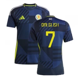Camiseta Fútbol Escocia Dalglish #7 Eurocopa 2024 Primera Hombre Equipación