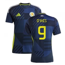 Camiseta Fútbol Escocia Dykes #9 Eurocopa 2024 Primera Hombre Equipación