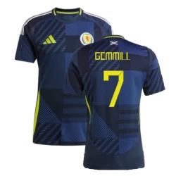 Camiseta Fútbol Escocia Gemmill #7 Eurocopa 2024 Primera Hombre Equipación