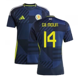 Camiseta Fútbol Escocia Gilmour #14 Eurocopa 2024 Primera Hombre Equipación