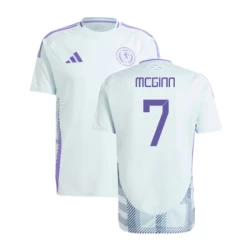 Camiseta Fútbol Escocia McGinn #7 Eurocopa 2024 Segunda Hombre Equipación