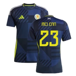 Camiseta Fútbol Escocia Mclean #23 Eurocopa 2024 Primera Hombre Equipación