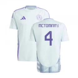 Camiseta Fútbol Escocia McTominay #4 Eurocopa 2024 Segunda Hombre Equipación