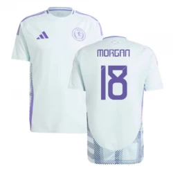 Camiseta Fútbol Escocia Morgan #18 Eurocopa 2024 Segunda Hombre Equipación