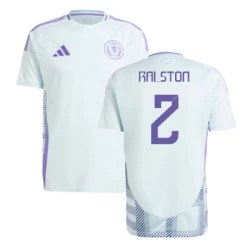 Camiseta Fútbol Escocia Ralston #2 Eurocopa 2024 Segunda Hombre Equipación