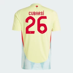 Camiseta Fútbol España Cubarsi #26 Eurocopa 2024 Segunda Hombre Equipación